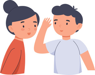 People Talking Illustration