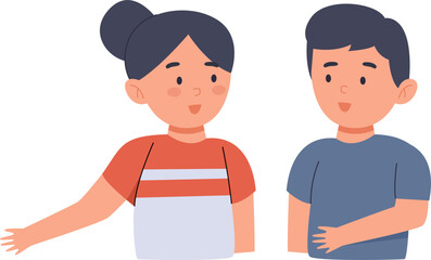 People Talking Illustration