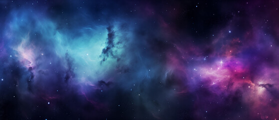 Fototapeta premium Ethereal Nebula with Distant Stars