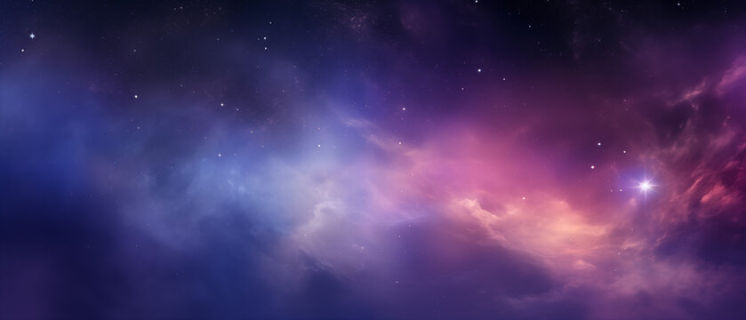 Vivid Nebula in Expansive Universe