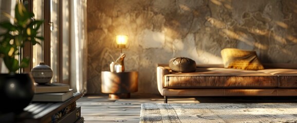 Fototapeta premium Analyze The Role Of Textures In Creating Tactile Experiences Within Interiors, Wallpapers HD