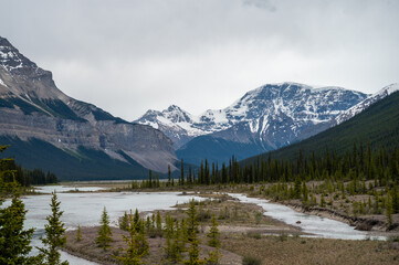 Beautiful landscape of Jasper National park