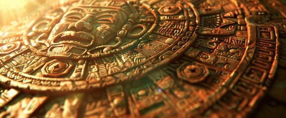 Analyze The Impact Of Mayan Calendar Patterns In Cultural-Inspired Wallpaper Designs, Wallpapers HD
