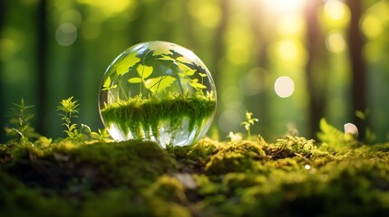 bubbles in the grass