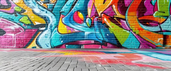 Obraz premium Analyze The Popularity Of Digital Graffiti As Urban-Inspired Wall Coverings, Wallpapers HD