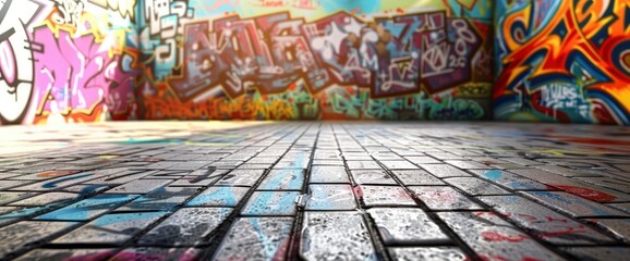 Analyze The Popularity Of Digital Graffiti As Urban-Inspired Wall Coverings, Wallpapers HD