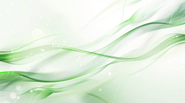 banner template, minimalist design, white and green color scheme