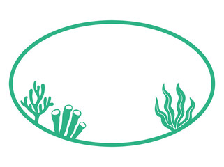 Summer Frame Outline Background Illustration