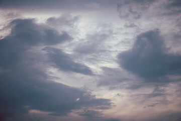 The sky is cloudy and grey