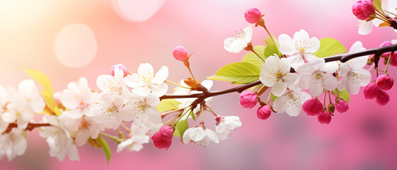 Vibrant Spring Cherry Blossoms
