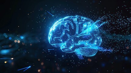 Digital Brain Abstract - Technology and Innovation