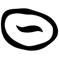 Coffee Bean handdrawn doodle