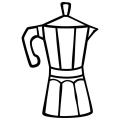 Mokapot handdrawn doodle