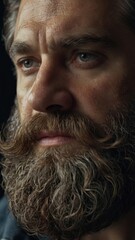 Rugged Character: Man with Beard Portrait (8K)