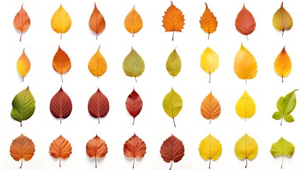 Fototapeta premium autumn leaves collection