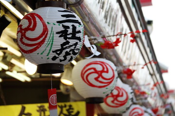 三社祭の提灯 © 博一 玉田