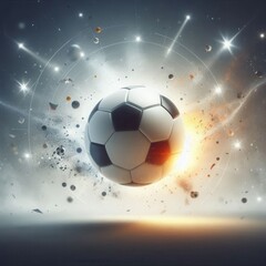Fototapeta premium soccer ball art