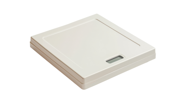 Bathroom scale on transparent background