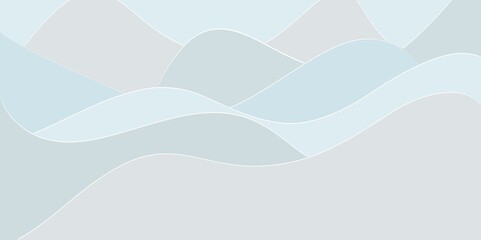 Gray and blue wave background 