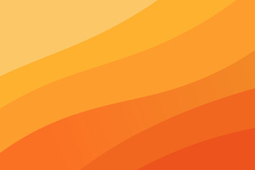 Orange gradient wave background