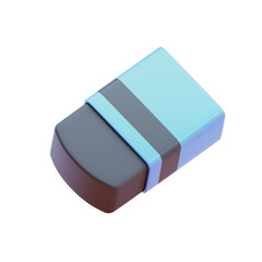 eraser 3d illustration