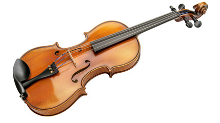Fototapeta premium Violin on transparent background