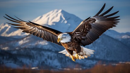 Fototapeta premium american bald eagle