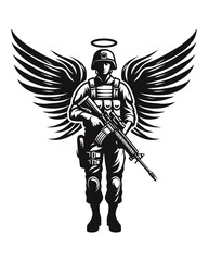 Obraz premium Soldier Angel