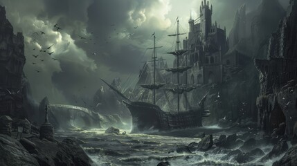 mystorious,fantansy point --ar 16:9 Job ID: 157ebae6-ef80-4237-8aa3-886d03e9a5c2