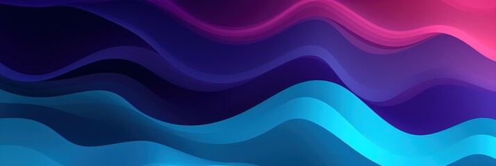 Fototapeta premium Abstract Wavy Pattern in Vibrant Hues
