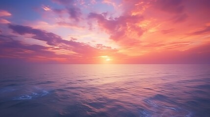 Fototapeta premium sunset over the sea