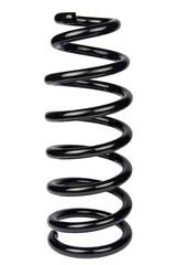 Black Coil Spring Isolated On White Background