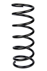 Black Coil Spring Isolated On White Background