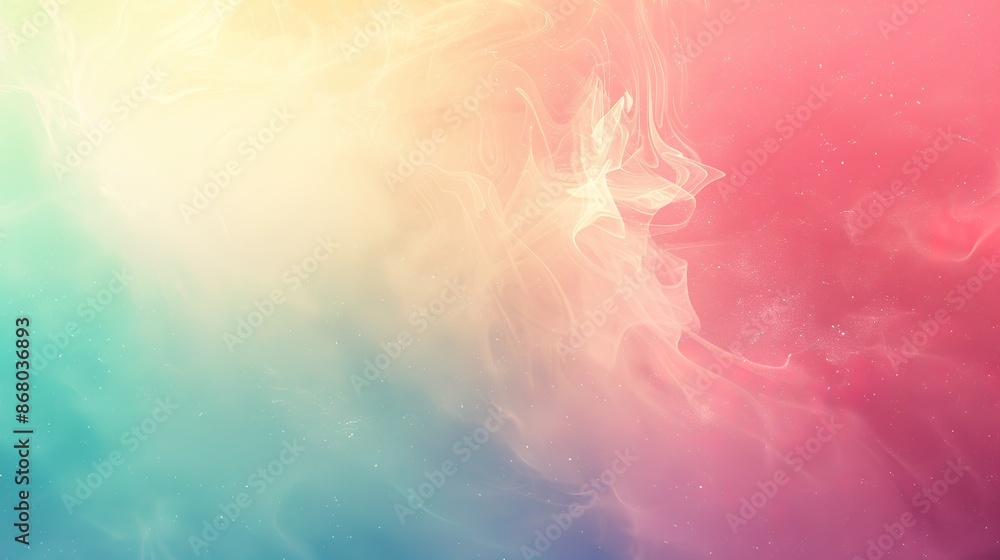 Poster gradient background with a soft, calming effect and plenty of room for writing