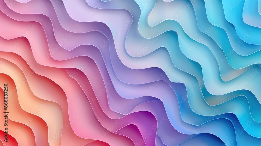 Poster modern gradient transitions for text space in design