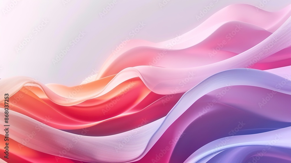 Poster harmonious gradient transitions for modern design with copyspace