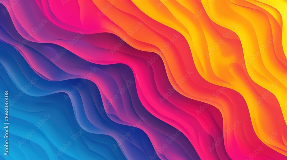 Poster vibrant gradient design perfect for attention-grabbing backgrounds with ample text space