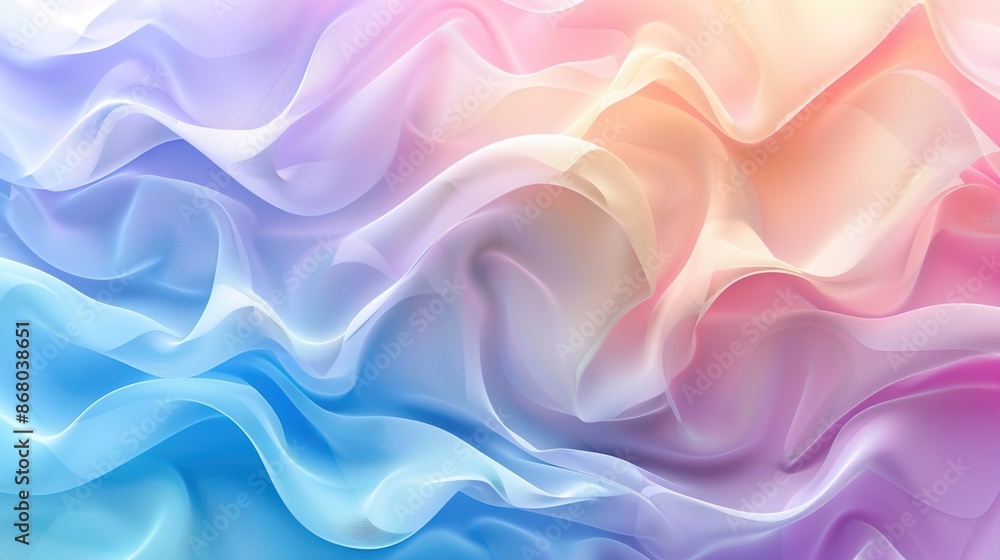 Poster serene gradient canvas for text overlay