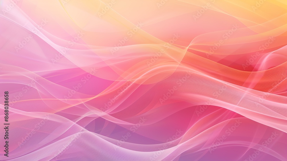 Poster serene gradient background with soft color transitions for text overlay
