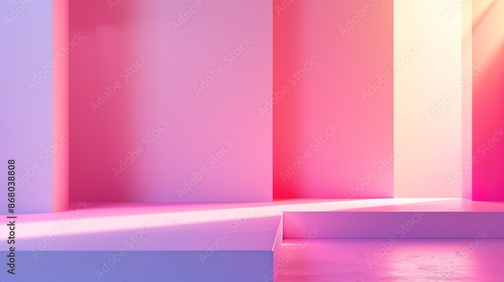 Poster tranquil gradient background for text placement