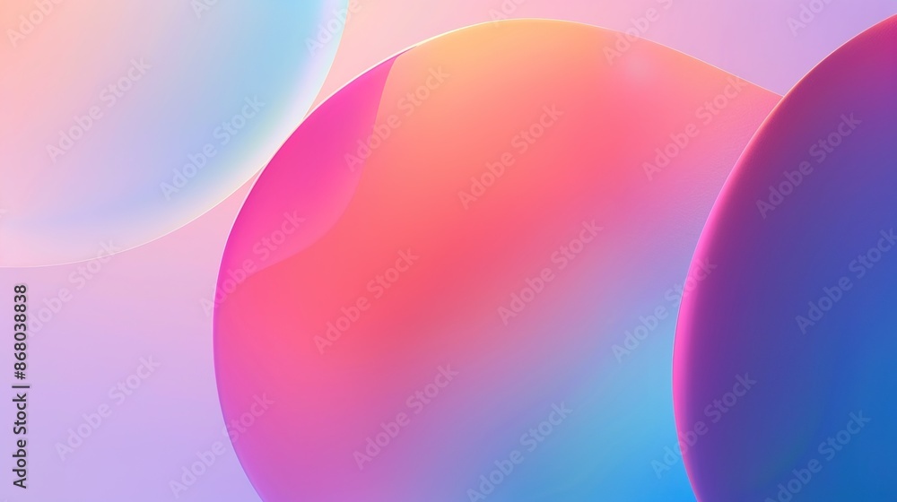 Poster minimalist gradient background for professional presentations with ample text space
