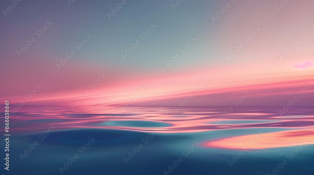 Poster serene gradient transitions for minimalistic design space
