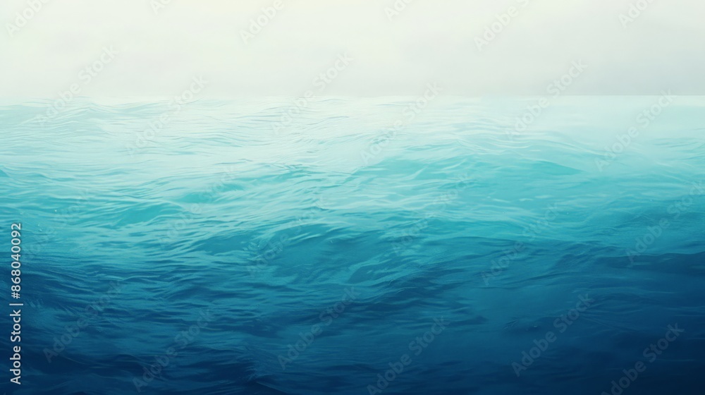 Poster gradient blue background transitioning from teal to deep navy.