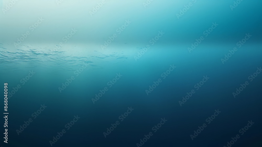 Poster gradient blue background transitioning from teal to deep navy.