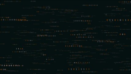 Digital data high-speed internet, Future technology matrix style binary code. Numbers Rain. binary Software development process cyberspace streaming code AI deep learning brain, web, network - Powered by Adobe