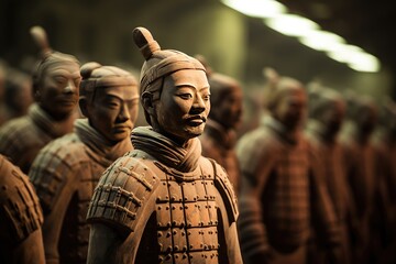 The Terracotta Army, brought to life to defend an ancient emperor's tomb.