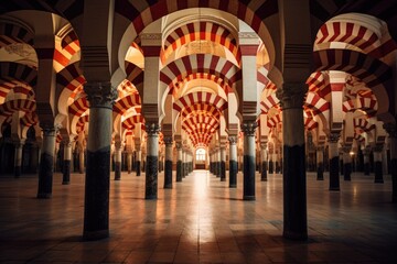 The Great Mosque of Cordoba, where prayers resonate across dimensions.