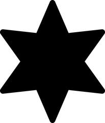 Obraz premium star solid icon
