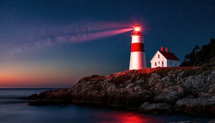 lighthouse at night © m-project