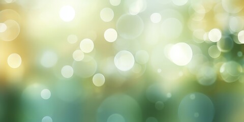 Obraz premium Abstract Bokeh Background with Green and Yellow Colors